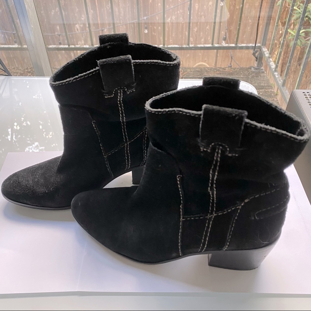 Vince Camuto Suede Black Boots
